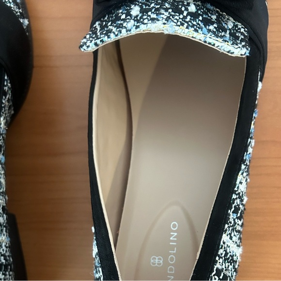 Bandolino Black and White Tweed Loafers - Picture 8 of 14